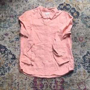 Madewell (Broadway & Broome) Peach Button Down